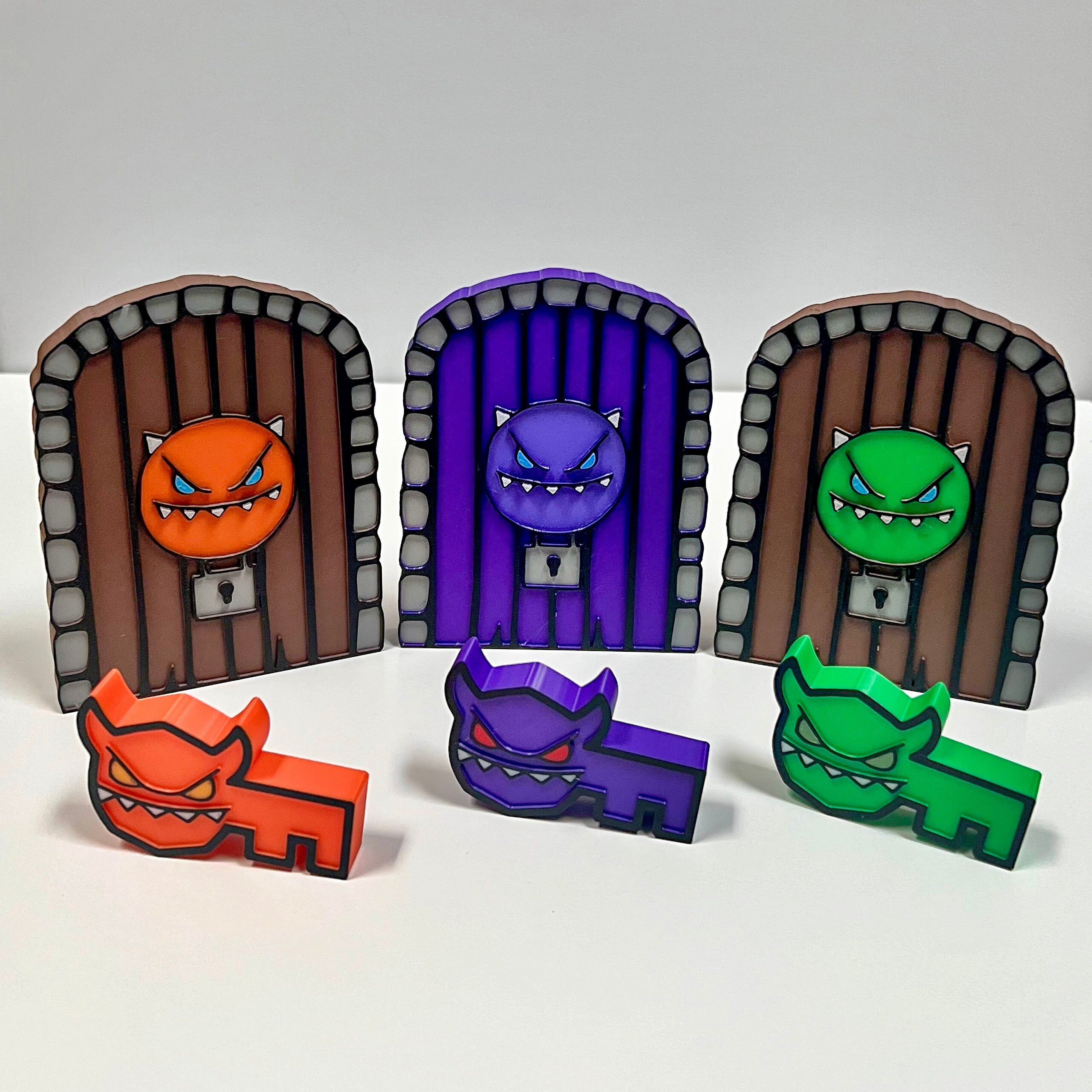 Geometry Dash Toys, 3D Printed Geometry Dash Doors, Geometry Dash