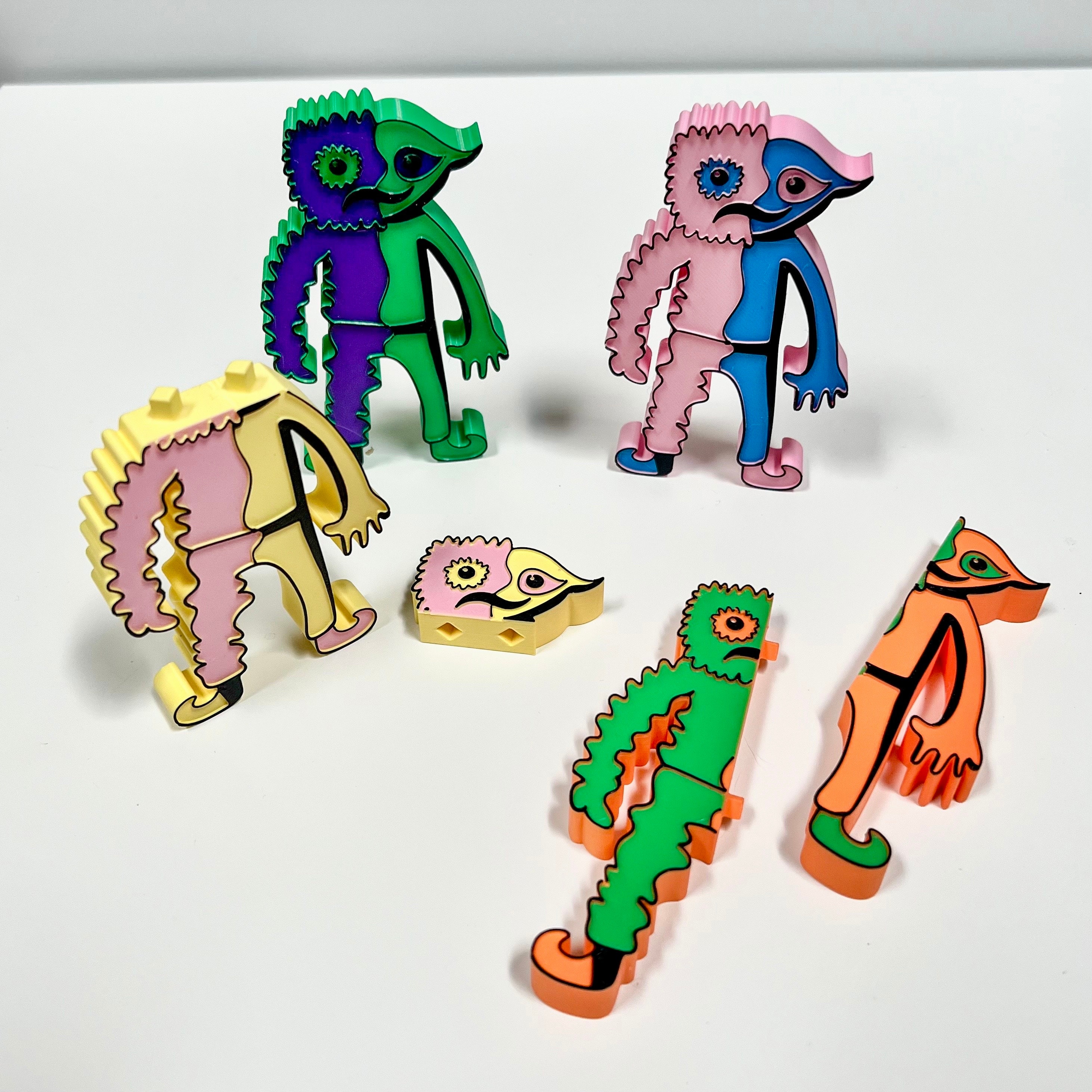 Garten of Banban 6 Figures, Sir Dadadoo, Nanny, Bittergiggle