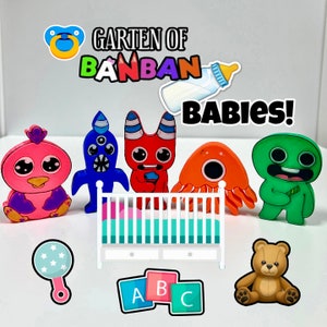 9PCS Garden Of Banban Brick Banban Building Block Garten Of BanBan Toys Set Garden  Ban Ban Figure Toy Doll Banban 2 3 4 Figurine on OnBuy