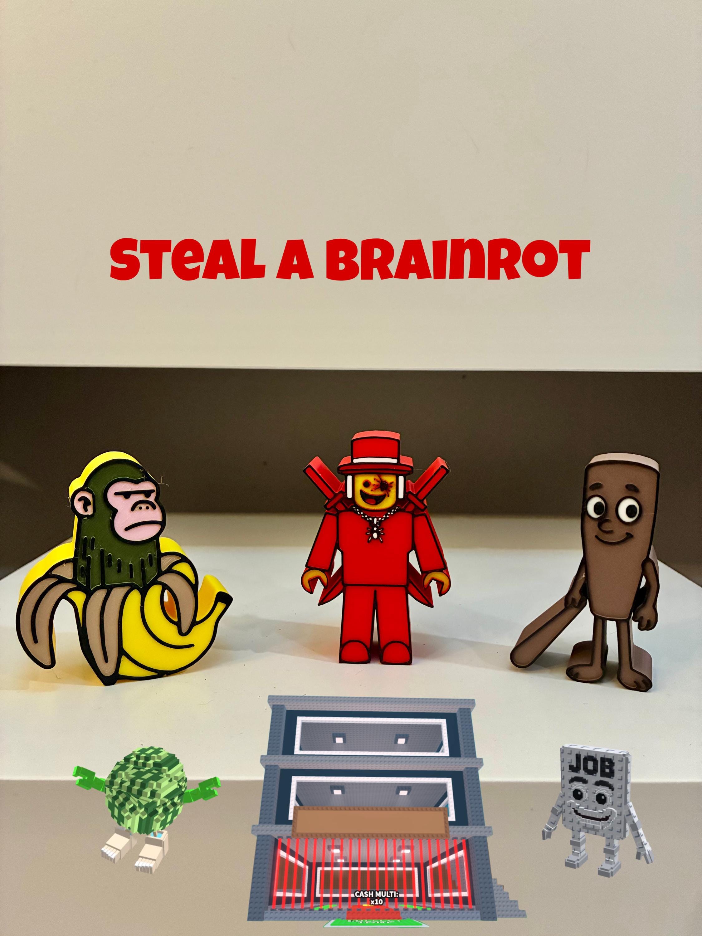 Steal a Brainrot Toys, 3D Printed Toys, Cake Toppers, Party Favor