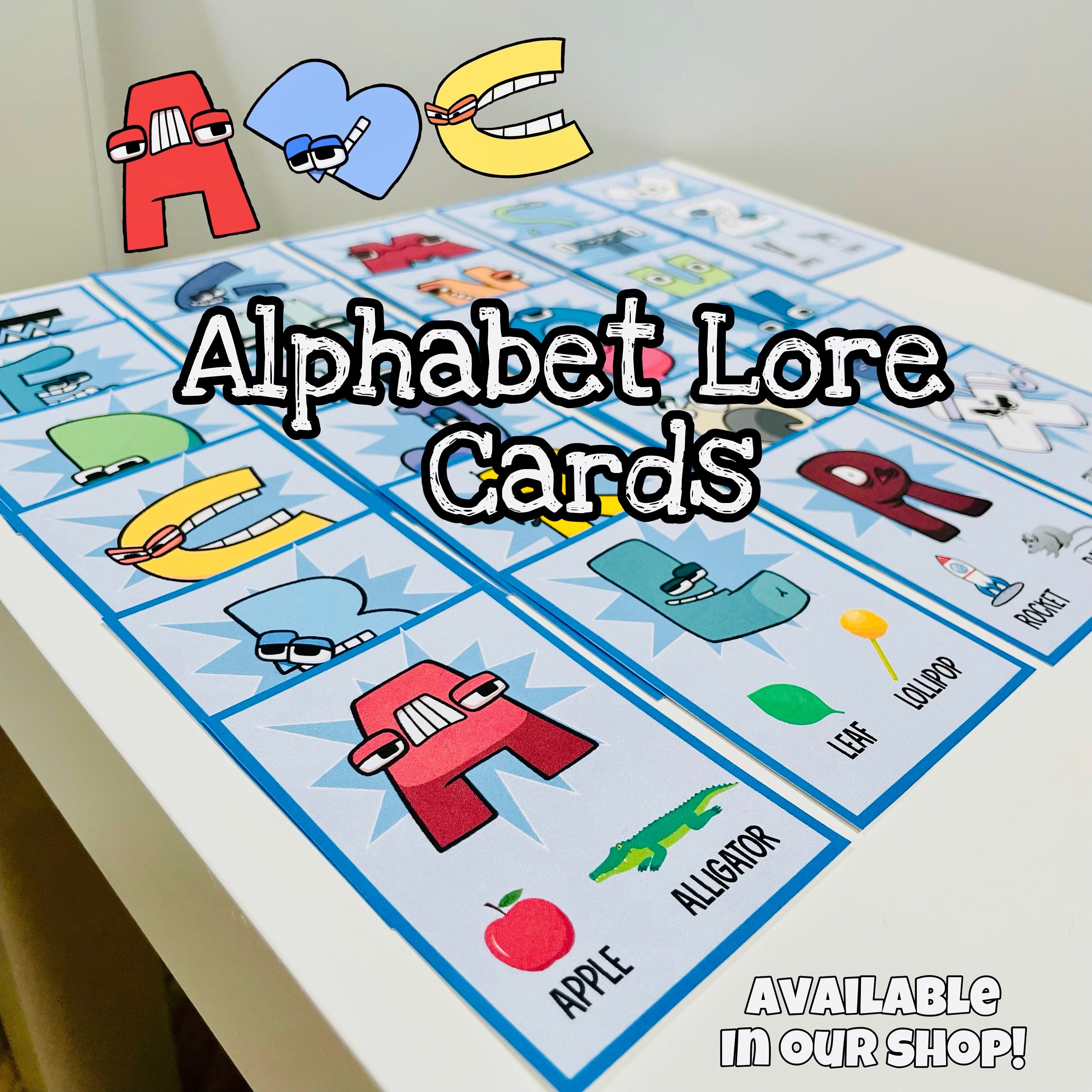 Alphabet lore 3D model 3D printable