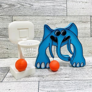 Coach Pickles Booster Pack, Figure/Hoop/Basketballs, Garten of Banban Toy, Garten of Ban ban Accessory, Banban Birthday