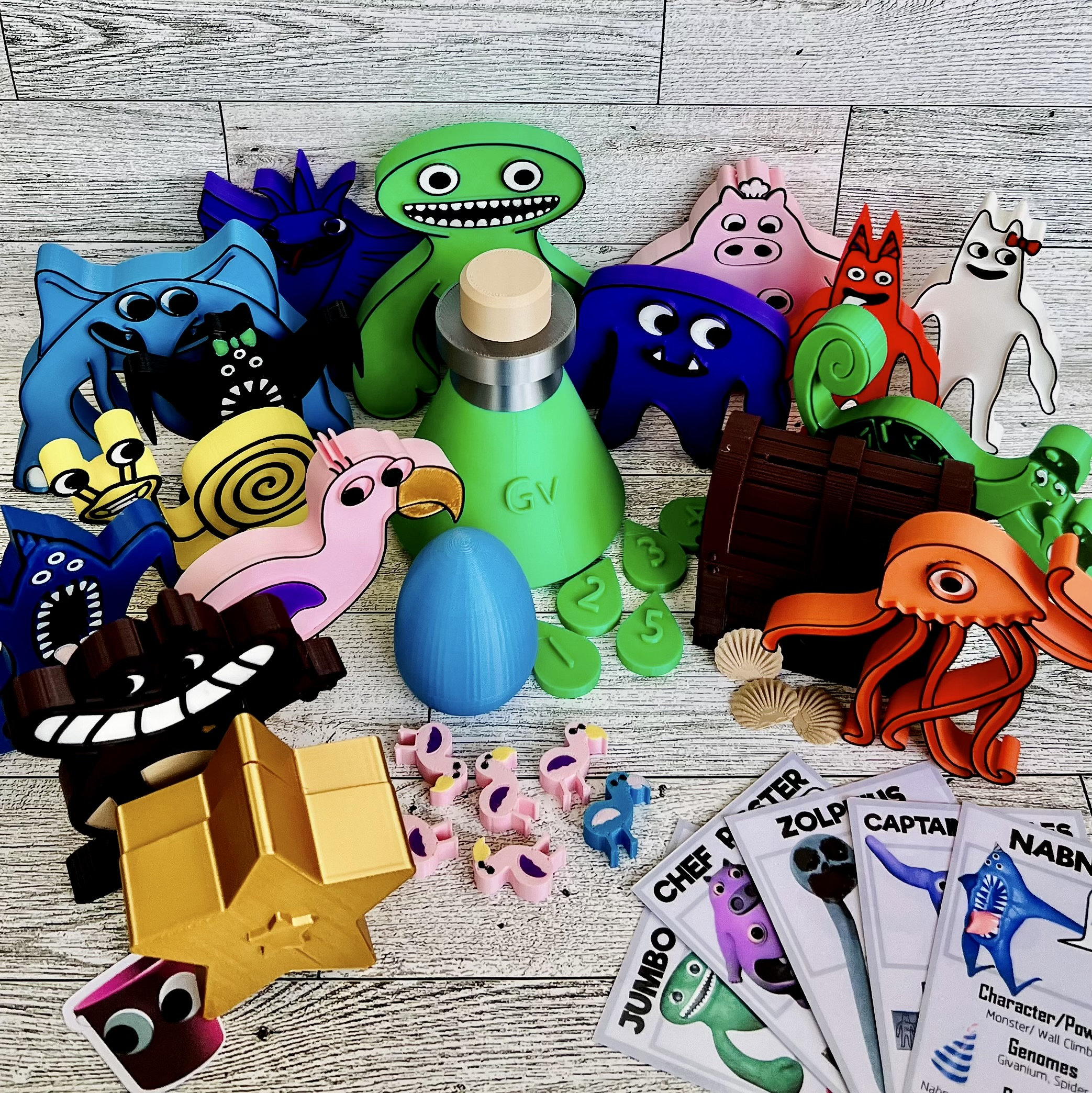 The Multiple Characters Mini Monster Suit with Opila bird and Jumb0 J0sh