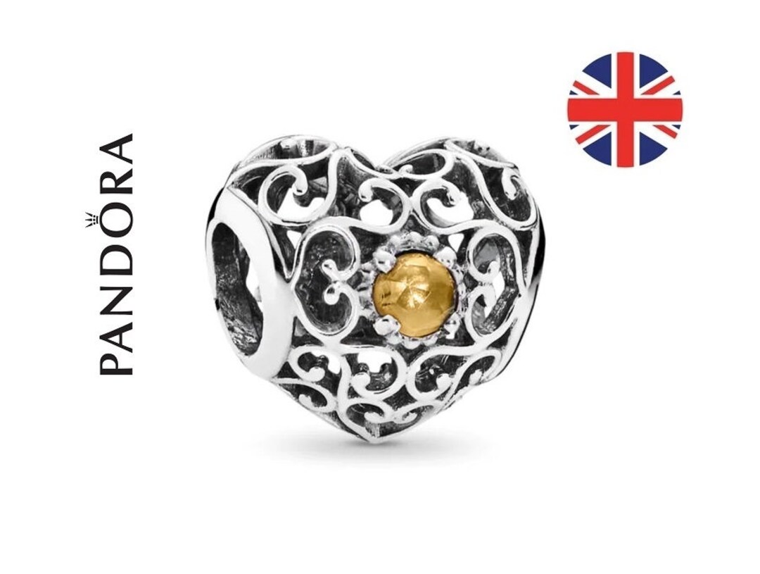 Pandora Moments November Birthstone Bracelet Charm Sterling Etsy