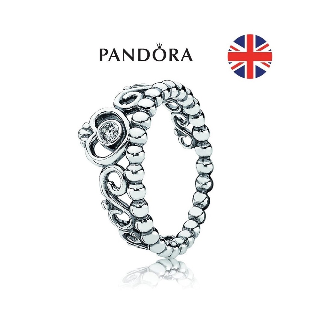 Princess Tiara Crown Ring, Sterling Silver Pandora Ring, Women Ring ...