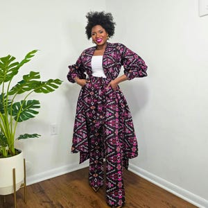 Multicolor African print Kimono Top  African Clothing For Women  Dashiki Kimono Top Loose Fit Top gift for her gift for wife African jacket