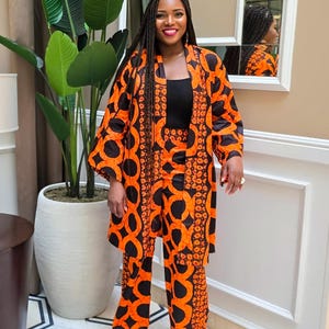 African Kimono Top | African Clothing For Women | Oversized Kimono | plus size Kimono Top Kaftan Loose Fit Top long sleeve Kimono plus size