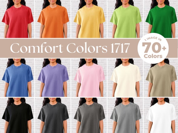 Comfort Colors C1717 Mockup Bundle, Oversized Shirt (Digital Download)