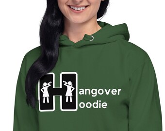 Women's Hangover Hoodie Alcohol Gifts Shirts for Women Drunk Clothing Couples Matching Hoodies Cozy Sweatshirt with pocket. Wine Lovers