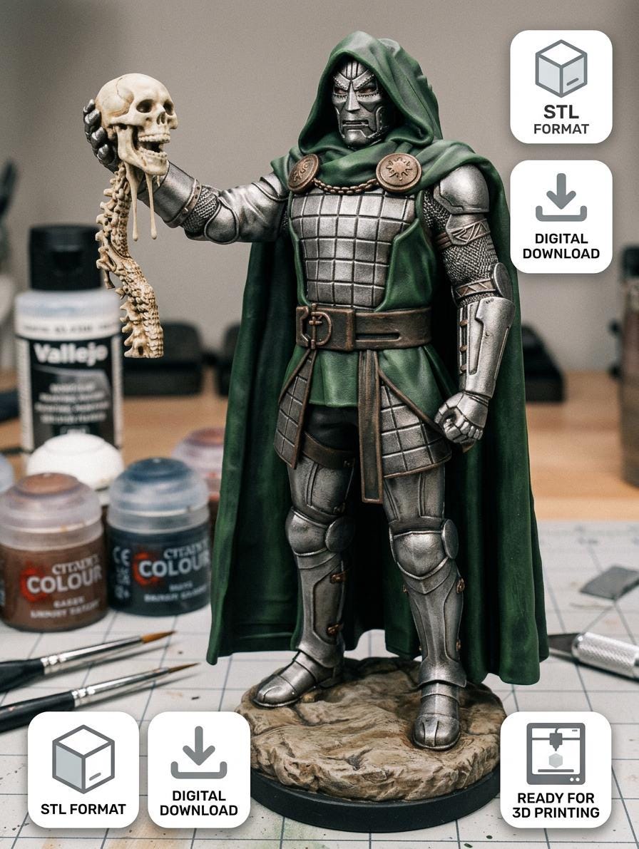 Doctor doom statue - Etsy 日本