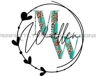 Wallen Monogram Cheetah PNG