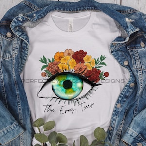 Swift The Eras Tour PNG design, T-Shirt design