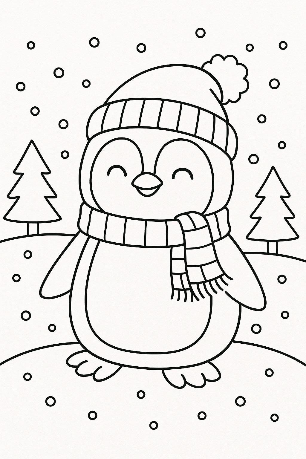 38 Penguin Crafts: Fun and Creative Ideas for the Whole Family 20 Kawaii Penguin Coloring Page