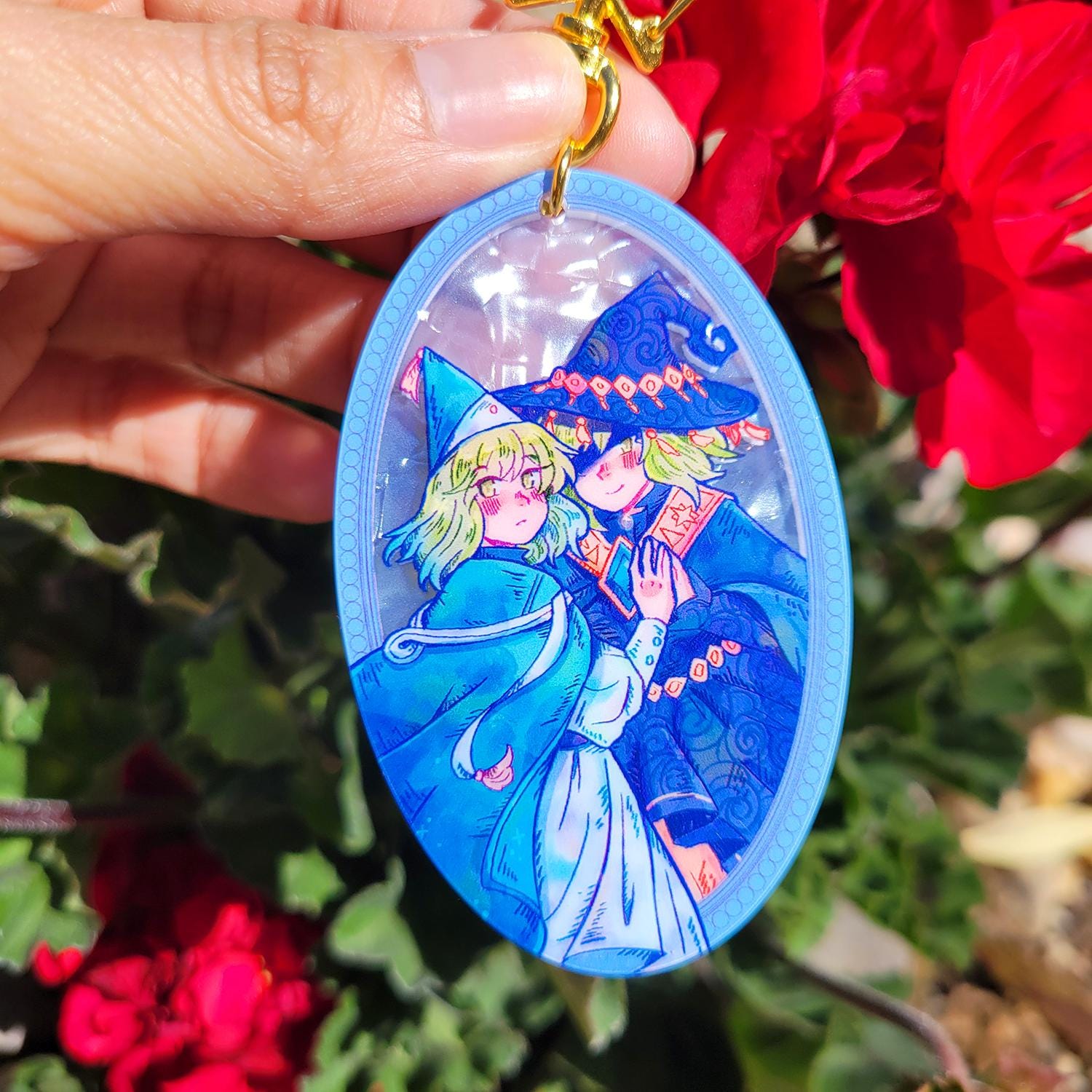 Witch Hat - Brimhat Coco - White Porcelain Acrylic Charm - Etsy