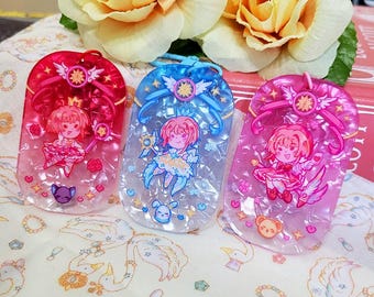 Cardcaptor Sakura - White Porcelain Acrylic Charms