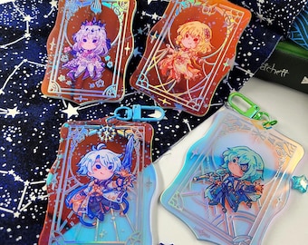 Honkai: Star Rail - Amphoreus Heroes - Amuletos de lámina plateada