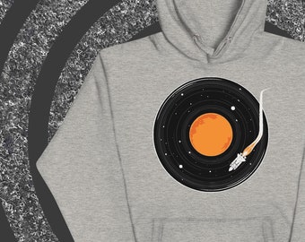 Spin Doctor en el espacio - Sudadera con capucha unisex