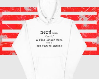 Definición de nerd - Sudadera con capucha unisex