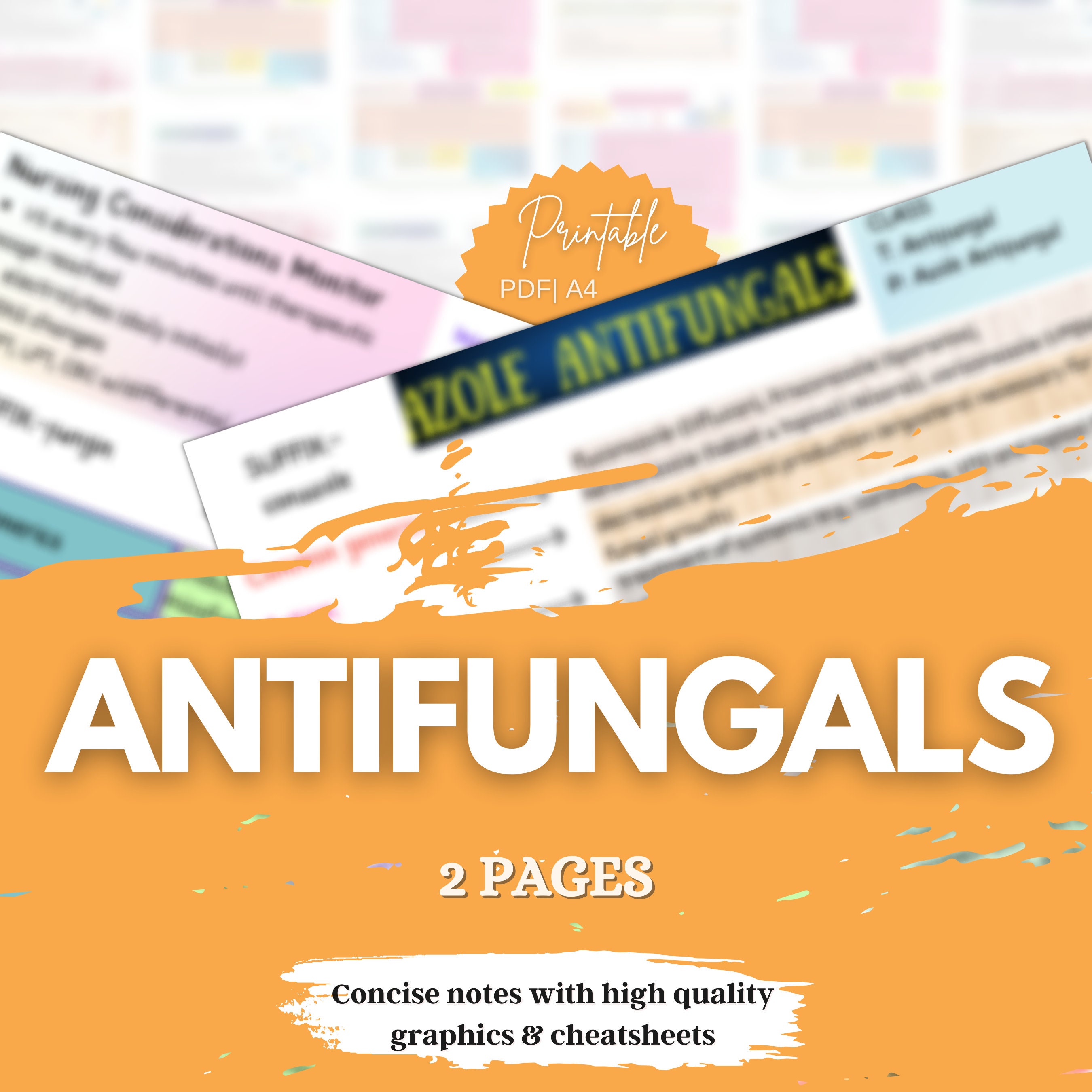 Antifungals Pharmacology Notes Nursing School Notes Nursing Study Guide