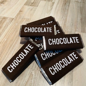 Faux chocolate bar, fake bake chocolate image 1