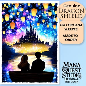 Lorcana Sleeves: Lanterns of Love! 100+ Top Quality! Colorful, Sharp! This is Your Deck -- Protected and Lookin' Good!
