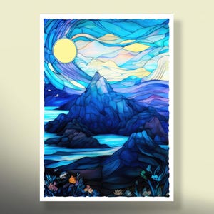 Fundas MtG: Azure Tranquility. ¡Más de 100 de la mejor calidad! ¡Coloridas y elegantes! ¡Esta es tu baraja, protegida y con un aspecto impecable!