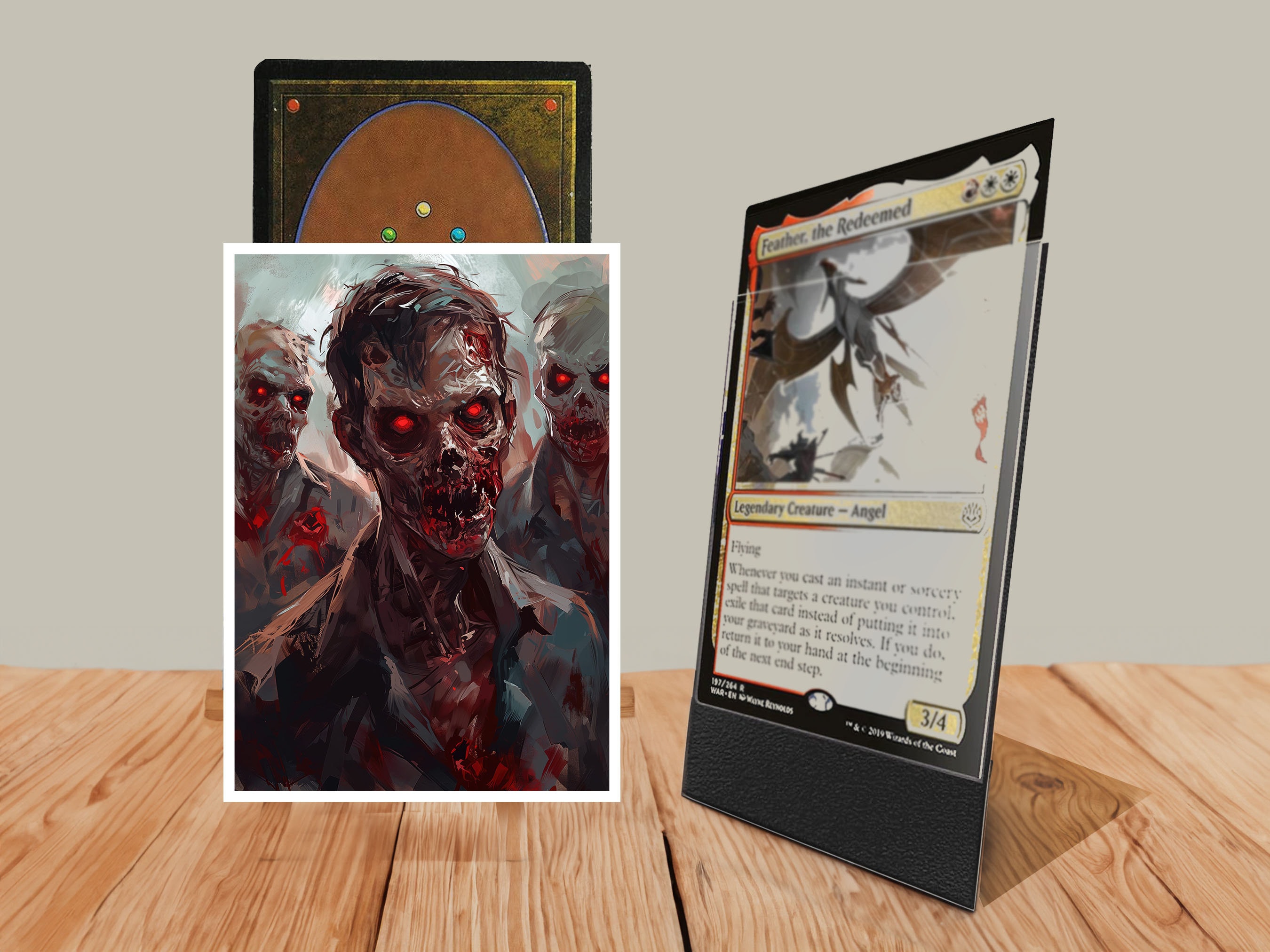 Mtg Sleeves: Zombie Gaze! 100+ Top Quality! Colorful, Sharp! This