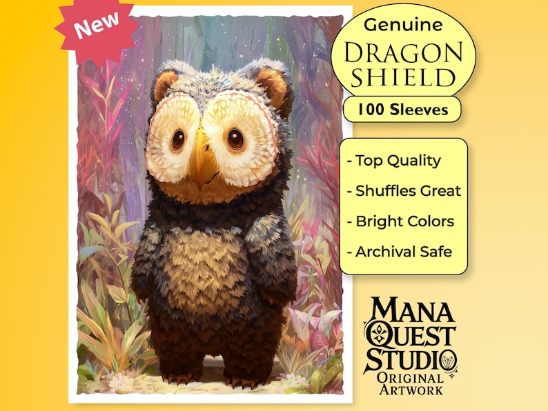 a picture of an owl with a caption for the top quality