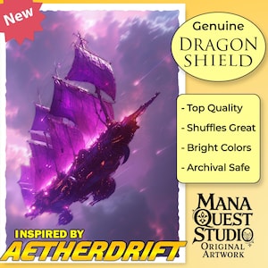 MtG Sleeves: The Aetherion, inspired by Aetherdrift! — 100+ Dragon Shield Quality Sleeves — Durable, Vibrant, and Built to Impress