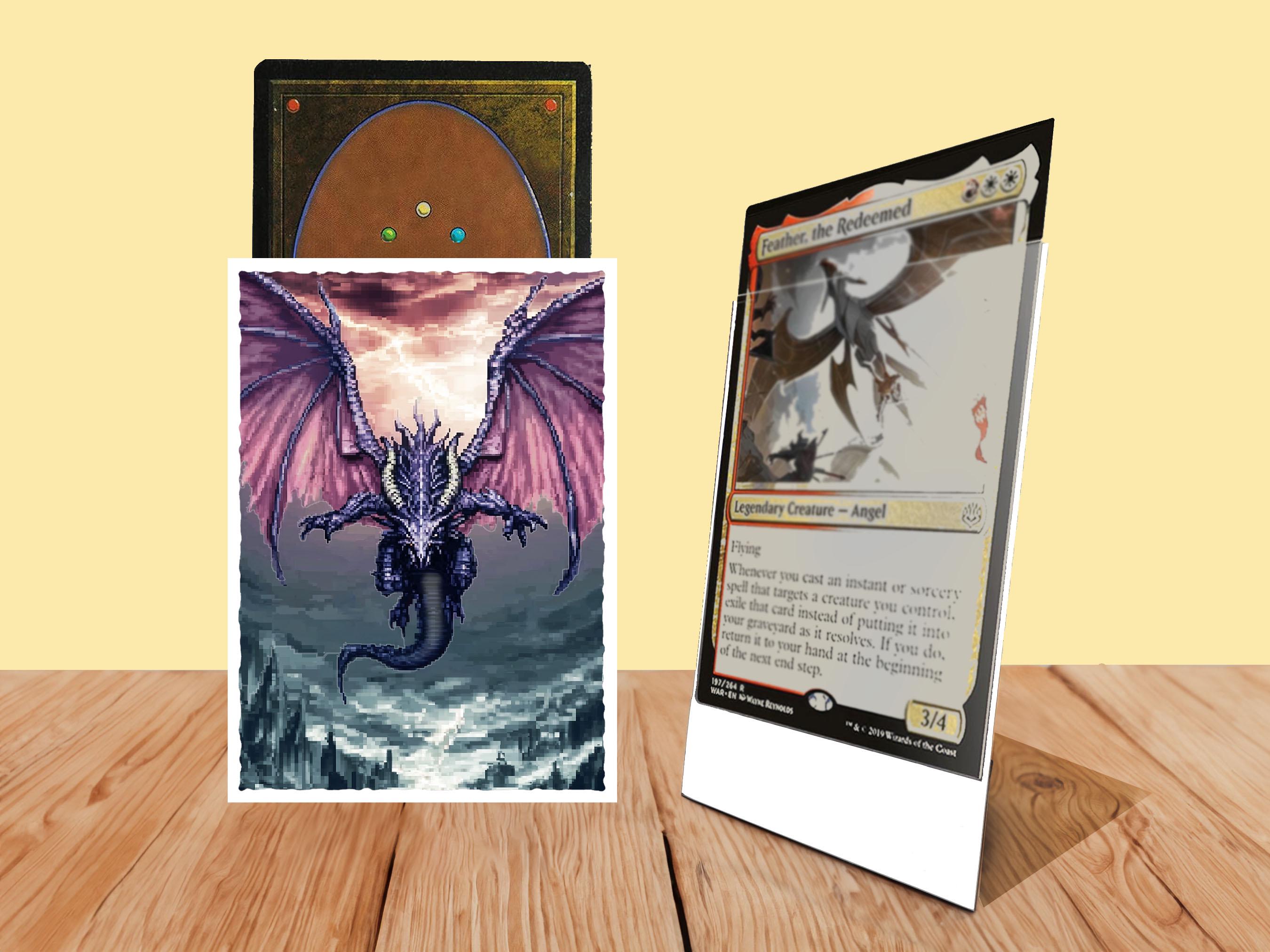 MtG Sleeves: Bahamut the Ancient! Final Fantasy Inspired - 100 Dragon  Shield Sleeves  Durable, Vibrant, and Designed to Impress