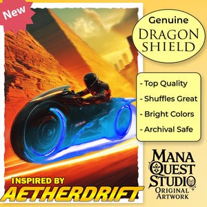 MtG Sleeves: Aetherblade, inspired by Aetherdrift! — 100+ Dragon Shield Quality Sleeves — Durable, Vibrant, and Built to Impress