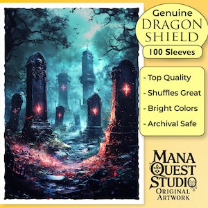 MtG Sleeves : Runes of the Forsaken ! Plus de 100 produits de qualité supérieure ! Coloré, net ! Ceci est votre terrasse : protégée et belle apparence !