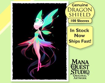 MtG Sleeves: Bunte Fee! 100+ Top Qualität! Bunt, Scharf! Das ist Dein Deck -- Geschützt und gut aussehend!