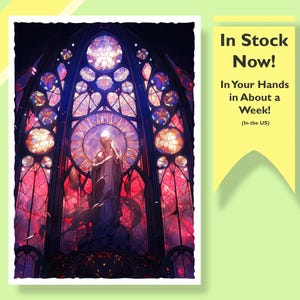 MtG Sleeves: Stained Glass Statue - 100+ Top Quality Magic Card Sleeves! This is Your Deck -- Protected and Lookin&#39; Good!