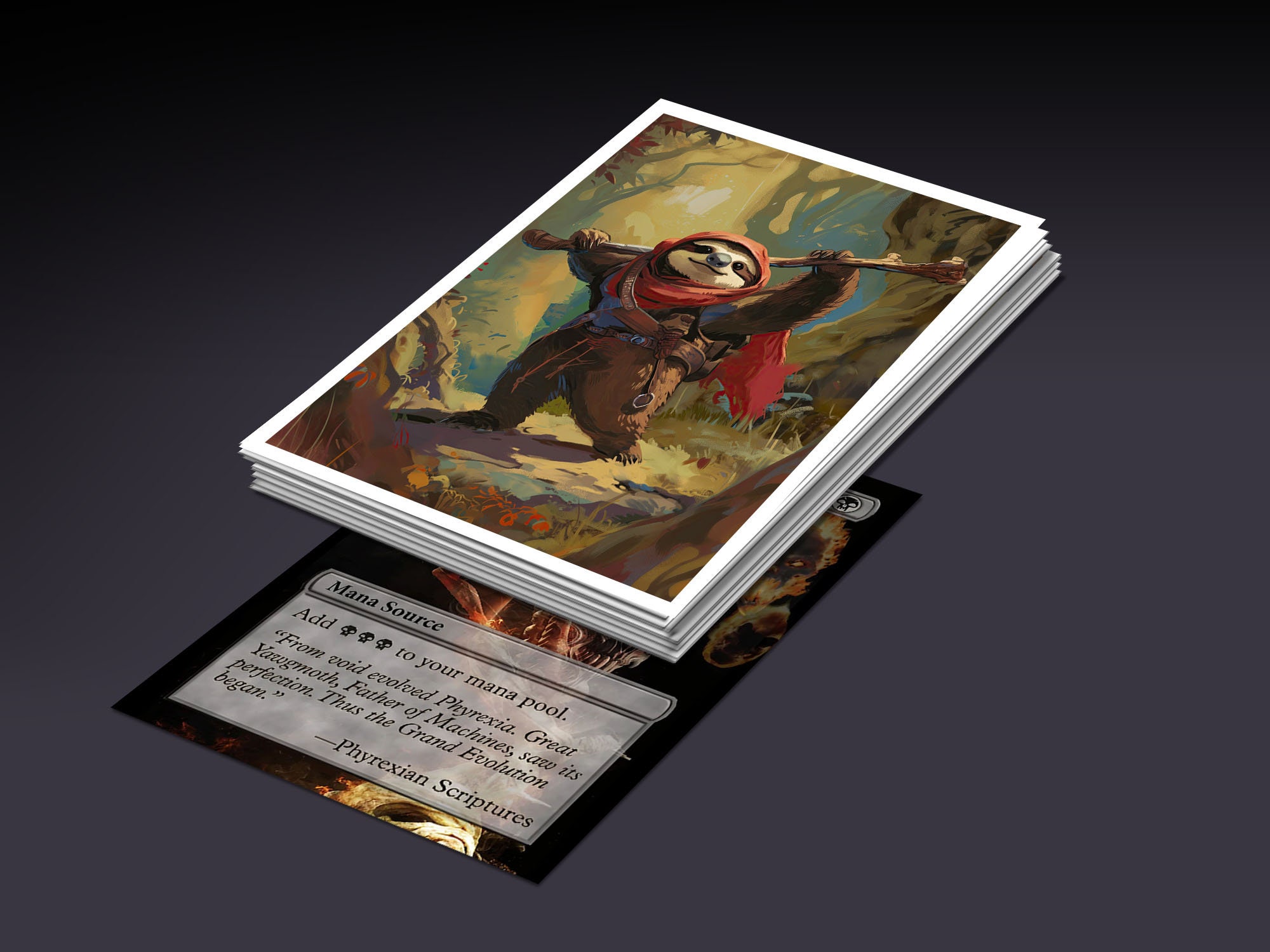 Mtg Sleeves: Sloth Bard! 100+ Top Quality! Colorful, Sharp! This is Your  Deck -- Protected and Lookin' Good! - Etsy New Zealand