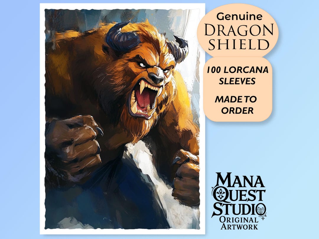 Lorcana スリーブ: 解き放たれた野獣! 100 種類以上の最高品質