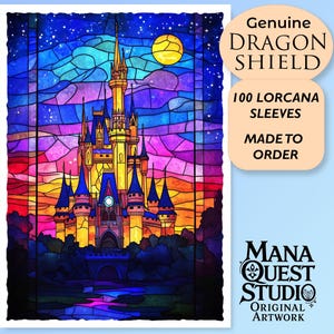 Lorcana Sleeves: The Kingdom at Dusk! 100+ Top Quality! Colorful, Sharp! This is Your Deck -- Protected and Lookin' Good!