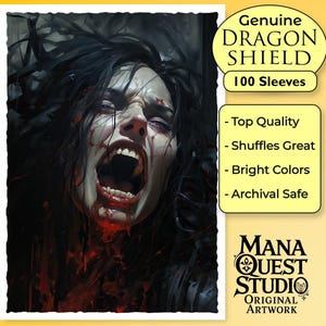 MtG Sleeves: Vampir Frenzy! 100+ Top Qualität! Farbenfrohes, Scharfes Bild! Das ist Dein Deck -- Geschützt und gut aussehend!