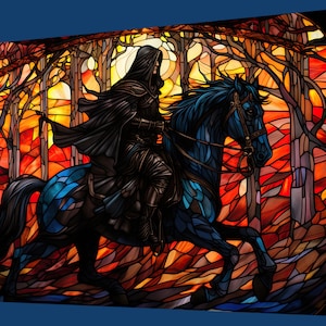 Tapete de juego MtG: ¡El primero de los nueve jinetes negros (LotR)! 24" x 14" - ¡Imagen nítida y colorida - Tapete de juego suave para Magic!