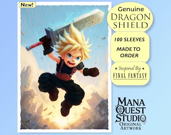 MtG Sleeves: Limit Break!  Final Fantasy Inspired - 100 Dragon Shield Sleeves — Durable, Vibrant, and Designed to Impress