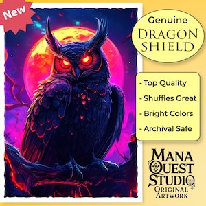 MtG Sleeves: The Brooding Sentinel! — 100+ Dragon Shield Quality Sleeves — Durable, Vibrant, and Designed to Impress