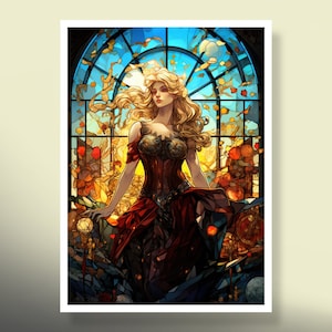 MtG Sleeves: Stained Glass - Beauty Unleashed! 100+ Top Quality Sleeves! Colorful! This is Your Deck -- Protected and Lookin&#39; Good!