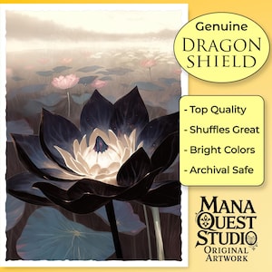 Housses MtG : Black Lotus ! Plus de 100 pochettes de cartes magiques de qualité supérieure ! Ceci est votre terrasse : protégée et belle apparence !