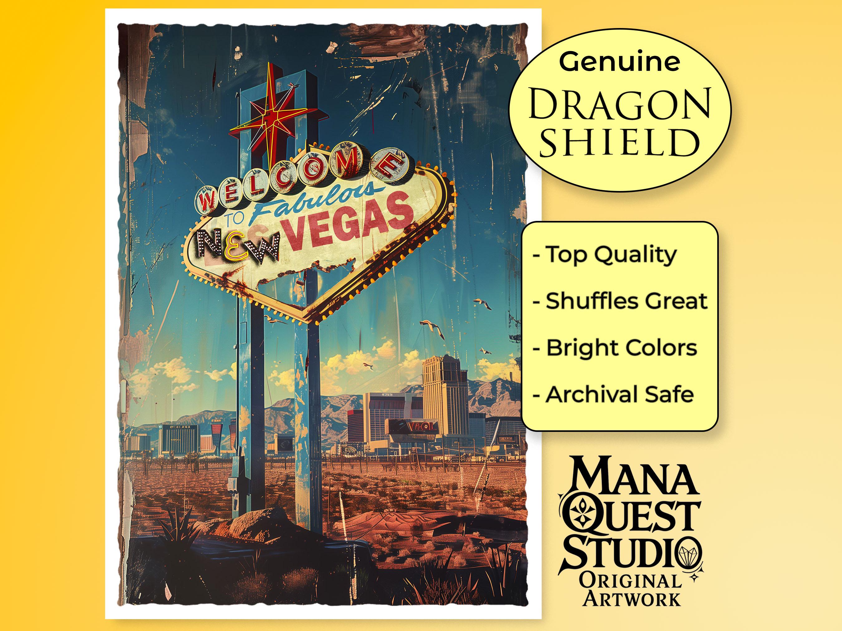 MtG Sleeves: Welcome to New Vegas! 100+ Top Quality! Colorful, Sharp! This is Your Deck -- Protected and Lookin' Good!