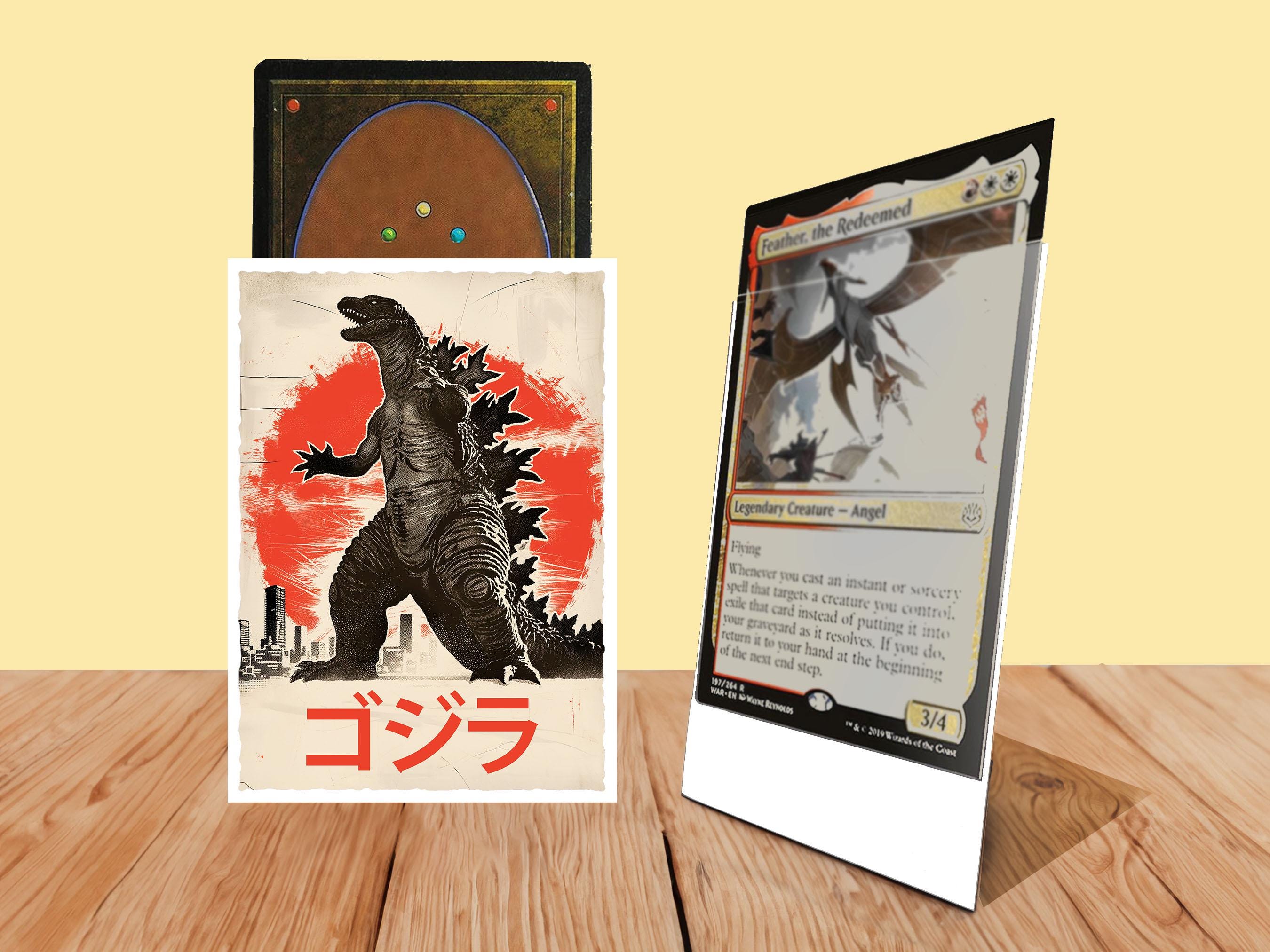 Mtg Sleeves: Japanese Godzilla! 100+ Top Quality! Colorful