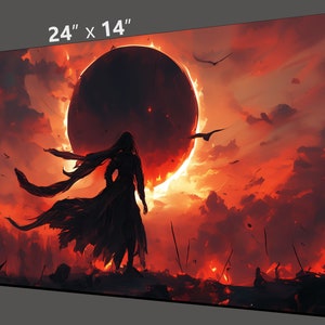 MtG Playmat: Behold, The Apocalypse! 24&quot;x14&quot; - Colorful, Sharp Image - Smooth, Quality Game Mat for Magic the Gathering and other TCGs!