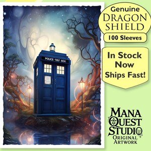 Fundas MtG: ¡TARDIS en un lugar mágico! ¡Más de 100 fundas de la mejor calidad! ¡Imágenes nítidas y coloridas! ¡Este es tu mazo, protegido y con un aspecto impecable!