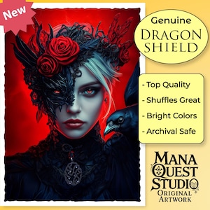 MtG Sleeves: Masque of the Corvid! — 100+ Dragon Shield Quality Sleeves — Durable, Vibrant, and Designed to Impress