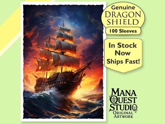Mtg Sleeves: A Tall Ship at Sunset! 100+ Top Quality Card Sleeves! Colorful, Sharp Image! This is Your Deck -- Protected and Lookin' Good! - Etsy Mtg Sleeves: A Tall Ship at Sunset! 100+ Top Quality Card Sleeves! Colorful, Sharp Image! This is Your Deck -- Protected and Lookin' Good! - Etsy
