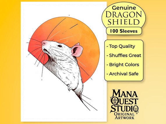 rat card sleeves Amazon.com: Katomula 100 PCS MTG Card Sleeves with 100 PCS Perfect Fit  Sleeves, Art Matte Card Sleeves with Inner Sleeves main image 1